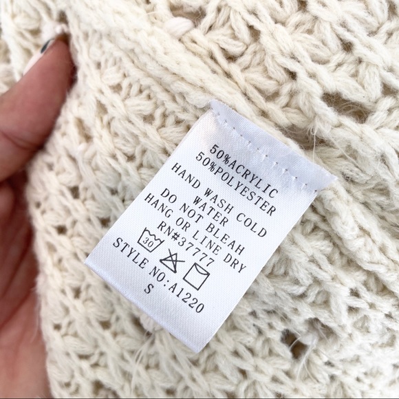 🌾Stella Laguna Beach Boho Shag Long Vest🌾 - Picture 8 of 9